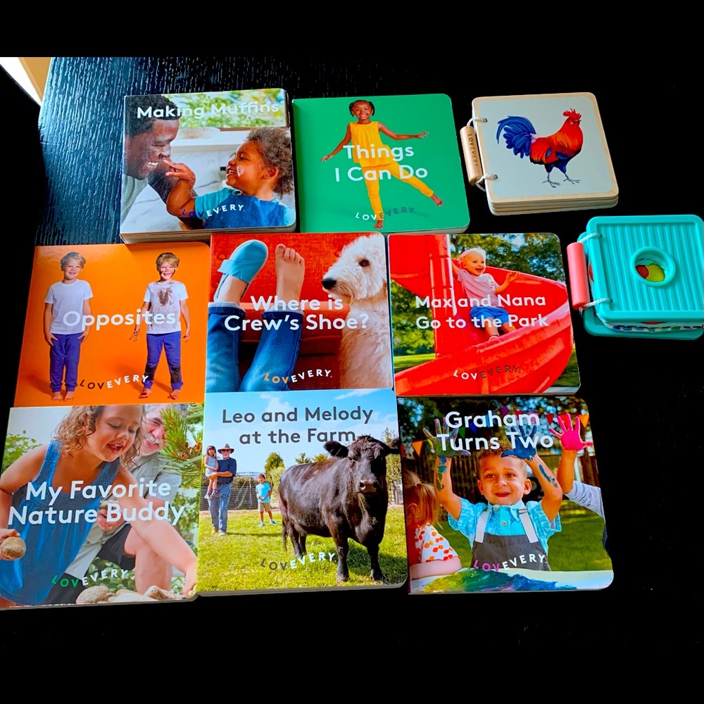 LOVEVERY BOOKS - 10 total. Some new.